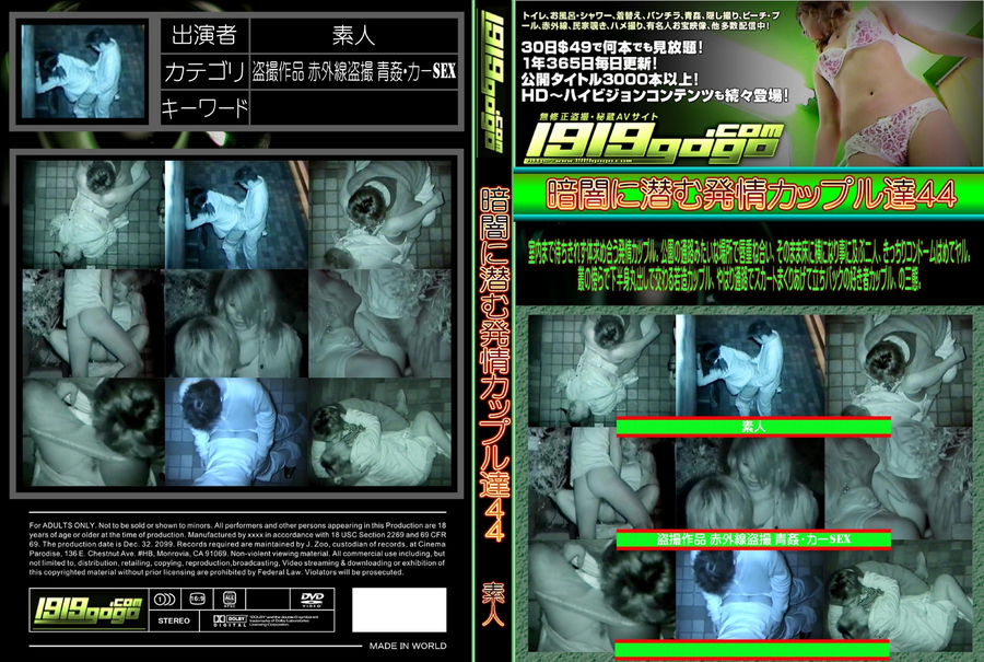 暗闇に潜む発情カップル達 Vol.44