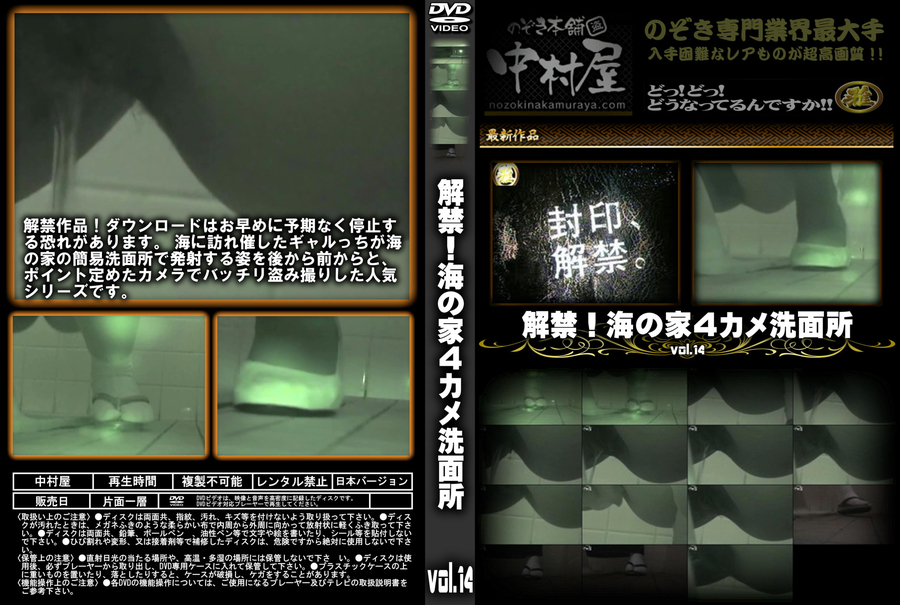 解禁 海の家4カメ洗面所 Vol.14