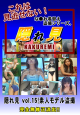 隠れ見 Vol.15 素人モデル盗撮