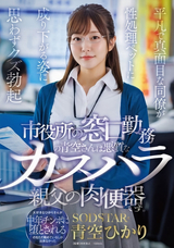 【モザイク破壊】 SODクリエイト 市役所の窓口勤務の青空さんは悪質なカスハラ親父の肉便器です。平凡で真面目な同僚が性処理ペットに成り下がる姿に思わずクズ勃起 青空ひかり